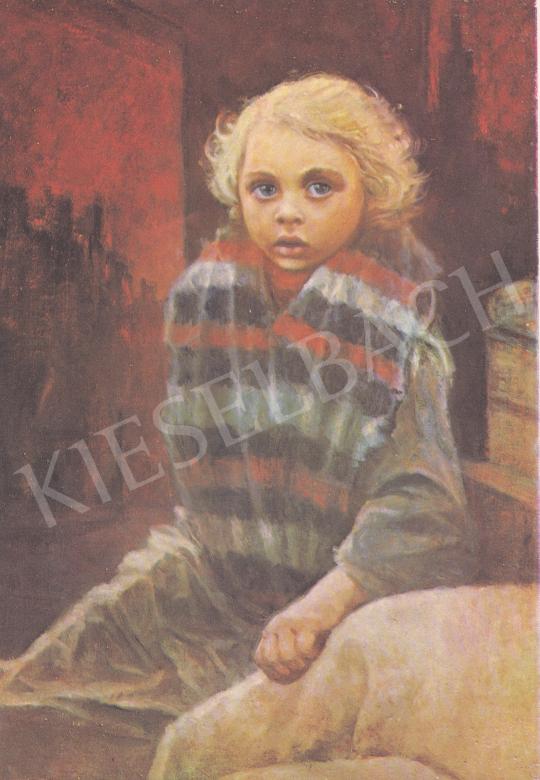  Ék Sándor - Evakuált kislány, 1942 festménye