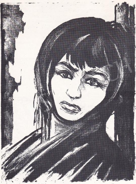  Ék, Sándor (Alex Keil) - Woman Head painting