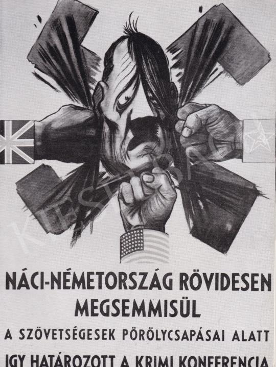  Ék Sándor - Náci-Németország rövidesen megsemmisül, 1944 festménye