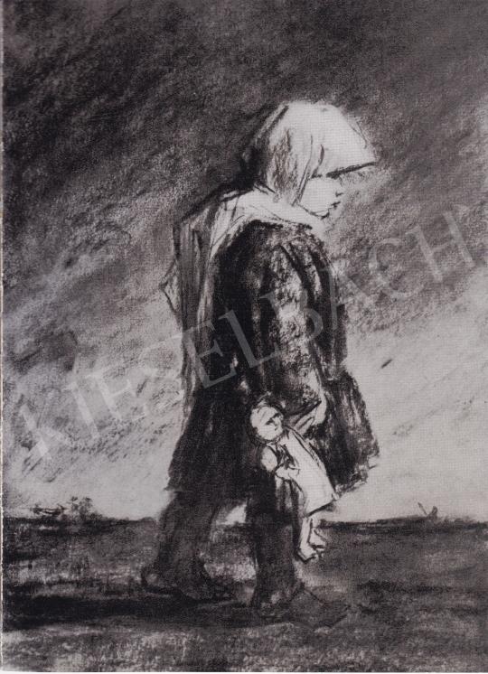  Ék, Sándor (Alex Keil) - Stay Orphan, 1957 painting