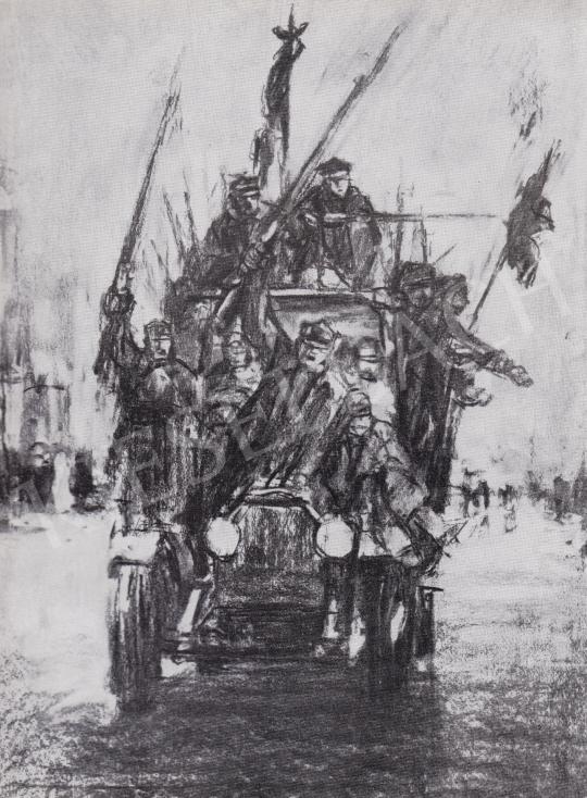  Ék, Sándor (Alex Keil) - Down the War.1918, 1960 painting