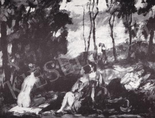 P. Bak, János (Pázmándhegyi Bak János, Bak Já - Scene in Forest painting