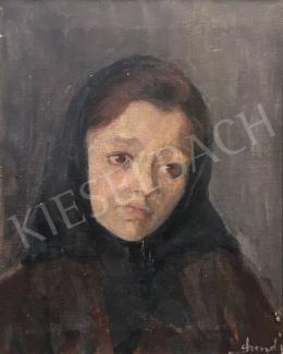 Szendy, Arisztid - Girl with Head Scarf 