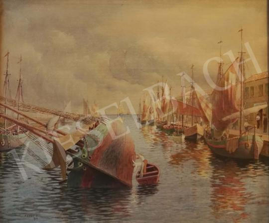 For sale Kende, István - Italian Harbour, 1913 's painting