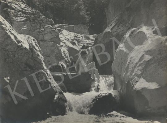 Eladó  Szőllősy Kálmán - Akt a Békáspatakban, 1939 festménye