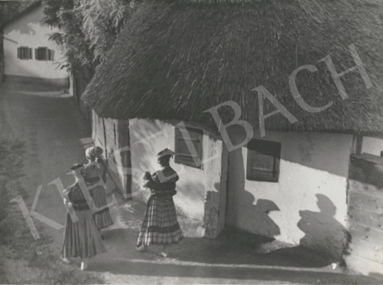 For sale  Szőllősy, Kálmán - Hungarian Village (Mezőkövesd), c. 1938 's painting