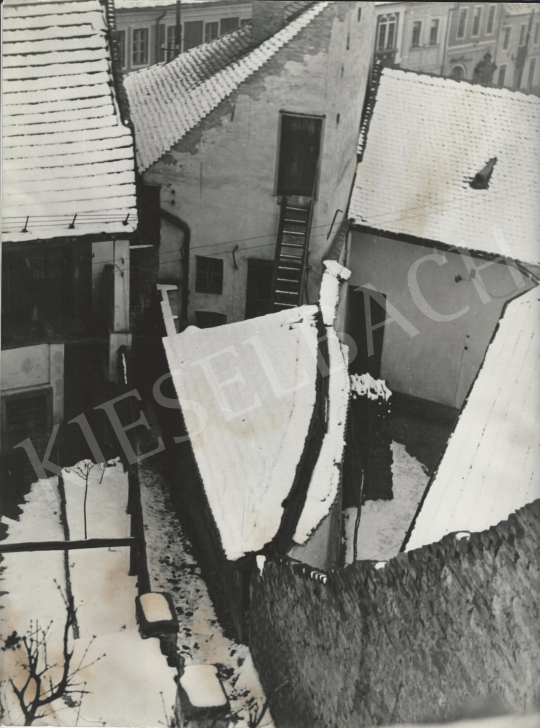 For sale  Szőllősy, Kálmán - Snowed Roofs (Szentendre(, 1950s 's painting