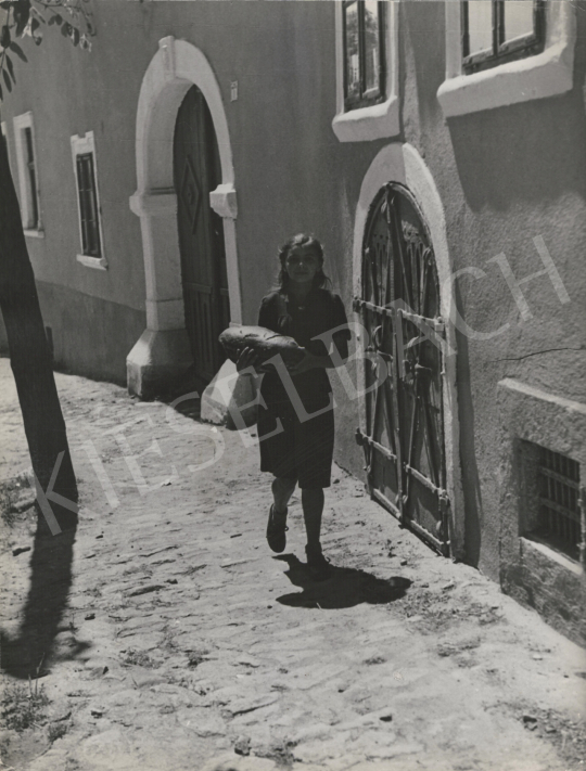 Eladó  Szőllősy Kálmán - Napi kenyér (Szentendre), 1949 körül festménye