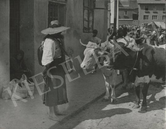 For sale  Szőllősy, Kálmán - Market in Transylvania, 1939 's painting