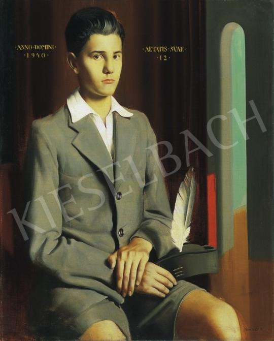  Kontuly Béla - Fiatal fiú arcképe | 15. Aukció aukció / 151 tétel