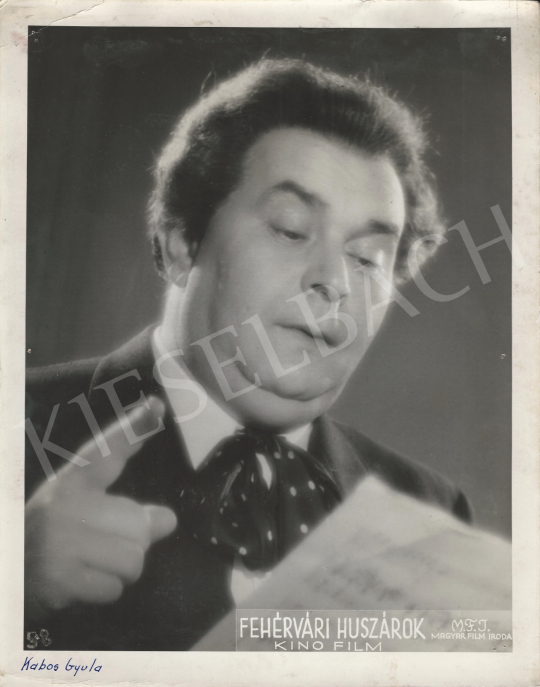 For sale  Magyar Film Iroda - Gyula Kabos Performing in the Movie of Fehérvári huszárok, 1939 's painting