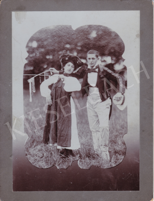 For sale  Photographer with an impressed stamp of Witz - Garden Party, c. 1895 's painting