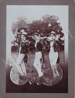  Photographer with an impressed stamp of Witz - Garden Party II., c. 1895 