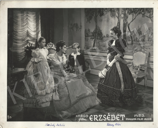 For sale Unknown artist - Katalin Kárády and Klári Tolnay in the movie of Elisabeth II., 1940 's painting