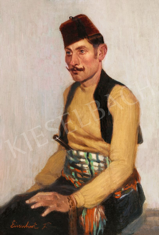 For sale Eisenhut, Ferenc - Turkish Man 's painting