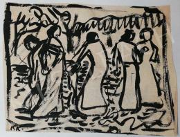  Kernstok, Károly - Figures in the Garden (Double Page) 