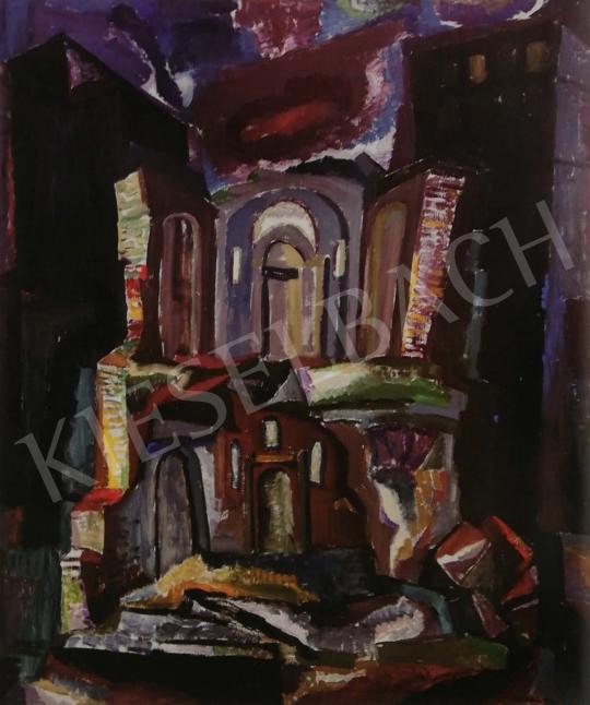  Hajnal, János - The Devil's Chair, 1959 painting