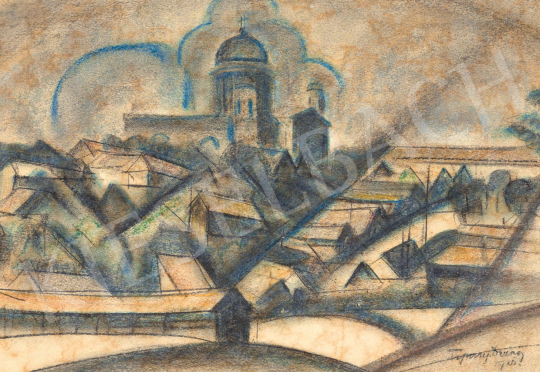  Tipary, Dezső - Dynamic Town, c. 1920 | 59th Autumn Auction auction / 2 Lot