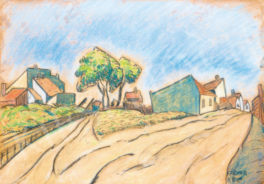  Kádár, Béla - Suburb, early 1920s | 59th Autumn Auction auction / 11 Lot