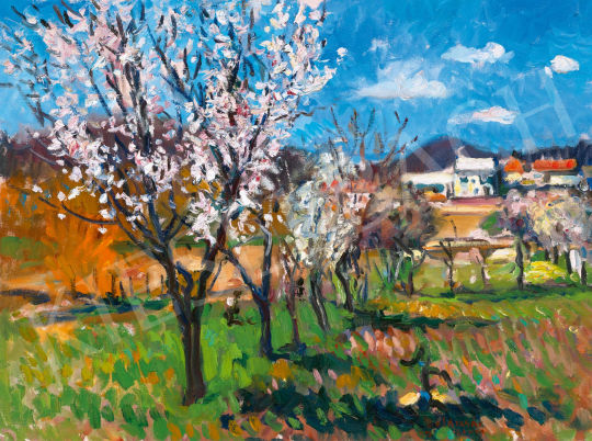  Boldizsár, István - Blossoming Trees in Zánka (Spring) | 59th Autumn Auction auction / 29 Lot