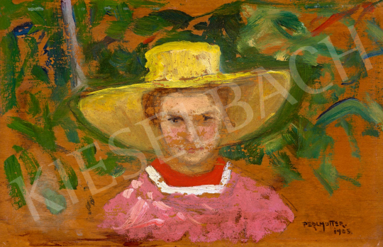  Perlmutter Izsák - Kis kertészlány, 1905 | 59. Őszi Aukció aukció / 31 tétel
