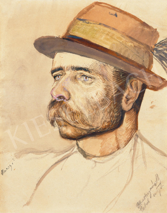  Mednyánszky, László - Man with a Hat | 59th Autumn Auction auction / 59 Lot