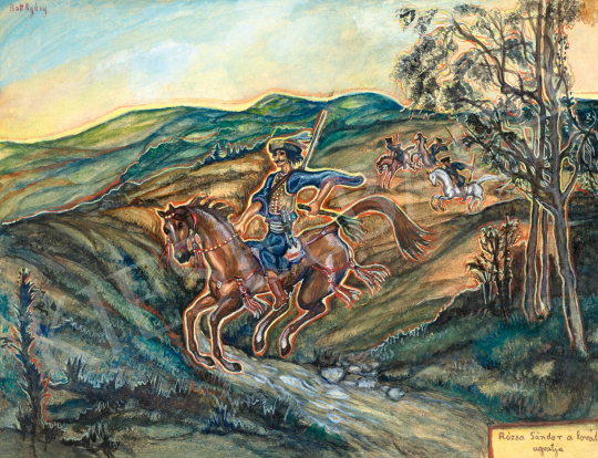  Batthyány, Gyula - Sándor Rózsa on His Horse | 59th Autumn Auction auction / 76 Lot