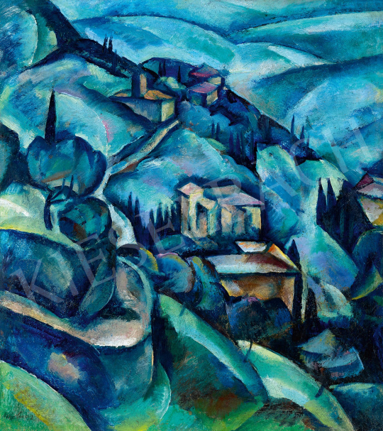 Molnár, Farkas - Cubistic Landscape, c. 1921 | 59th Autumn Auction auction / 93 Lot