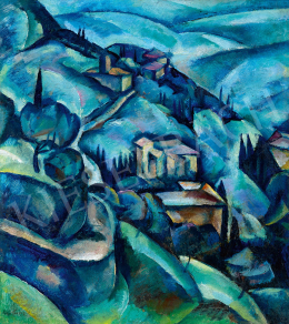 Molnár, Farkas - Cubistic Landscape, c. 1921 