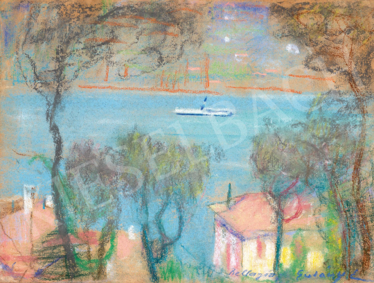  Gulácsy, Lajos - By the Lake (Bellaggio, Italy), 1907-1908 | 59th Autumn Auction auction / 121 Lot