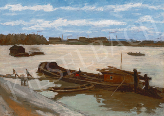 Fényes, Adolf - By the River Tisza | 59th Autumn Auction auction / 125 Lot