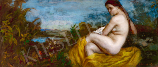  Iványi Grünwald, Béla - Nude in Landscape | 59th Autumn Auction auction / 136 Lot