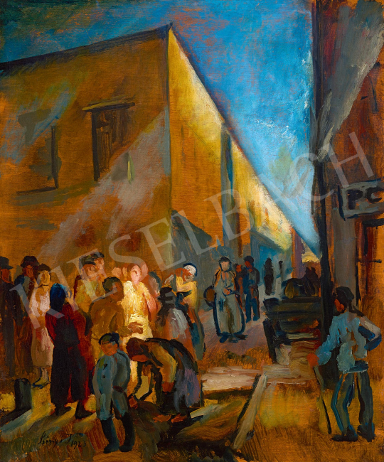  Szőnyi, István - Street in Rome, 1923 | 59th Autumn Auction auction / 156 Lot