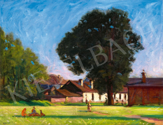 Mikola, András - Sunlit Field in Nagybánya | 59th Autumn Auction auction / 157 Lot