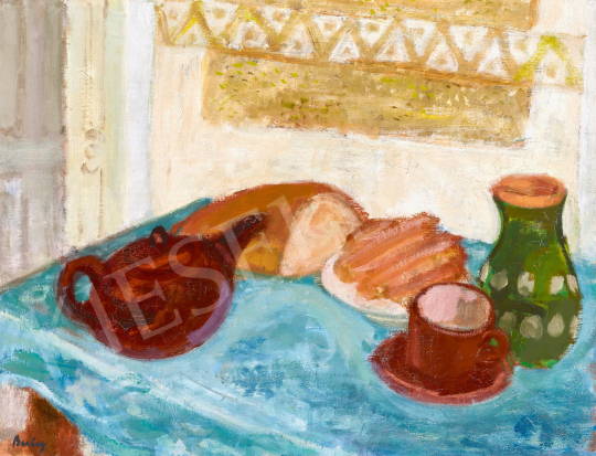 Berény, Róbert - Still Life with Bread, late 1920s | 59th Autumn Auction auction / 183 Lot