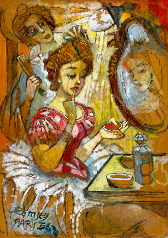  Remsey, Jenő György - In the Dressing Room of Moulin Rouge | 59th Autumn Auction auction / 41 Lot