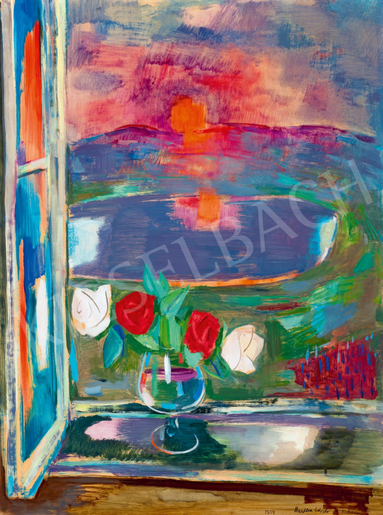 Bartha, László - View to the Belső-tó in Tihany (Sunset) | 59th Autumn Auction auction / 49 Lot