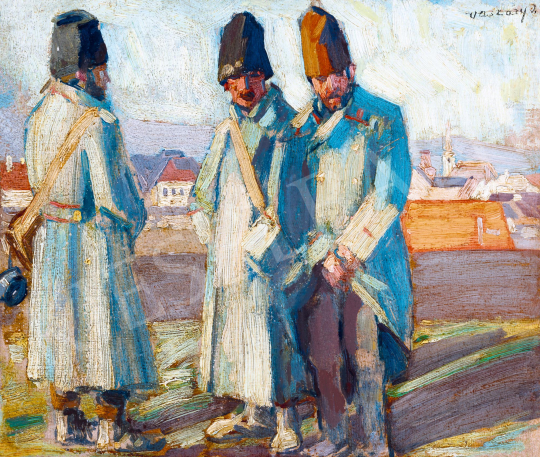  Vaszary, János - Cossack Soldiers, c. 1915 | 59th Autumn Auction auction / 210 Lot