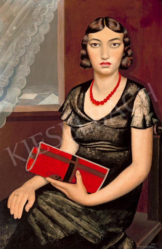  Borbereki-Kovács Zoltán - Goldberger Zsuzsanna portréja, 1933 | 59. Őszi Aukció aukció / 201 tétel