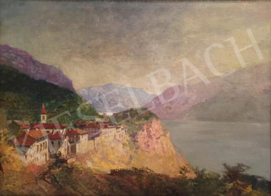 For sale  Háry, Gyula - View of Tremosine (Laggo di Garda) 's painting