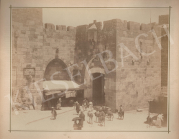 Unknown artist - Walls in Jerusalem (1880's)