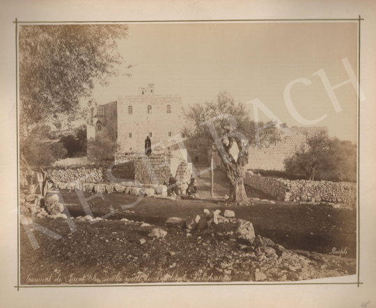 Eladó  Félix Adrien Bonfils  - Couvent de Saint Elie sur la route de Bethlehem Palestine  festménye