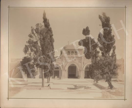 For sale  Félix Adrien Bonfils  - Churchyard with trees (Islamic denomination) 's painting