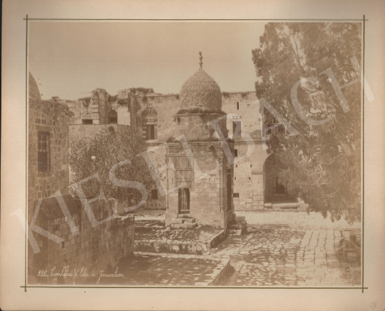 For sale  Félix Adrien Bonfils  - The grave of Elijah in Jerusalem 's painting