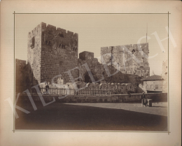 Unknown artist - Palace of king David in Jerusalem (1880's)