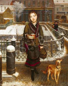  Reiter, Johann Baptist - Returning Back from the Shopping (Lexi, the Artists Daughter), mid 1870s 