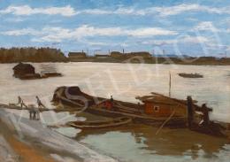 Fényes, Adolf - By the River Tisza 