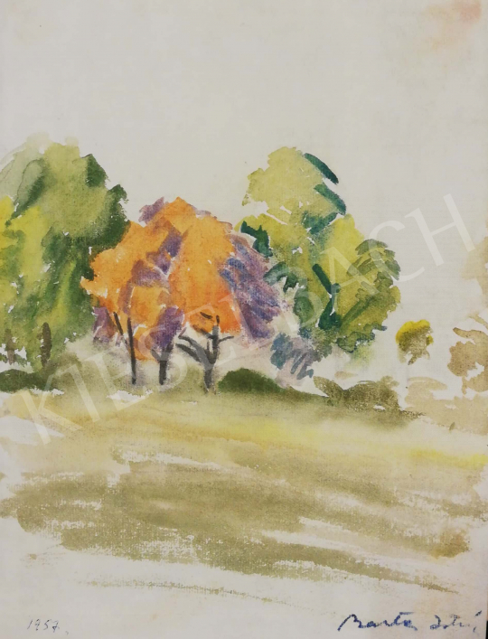  Barta, István - Autumn Landscape, 1957 painting