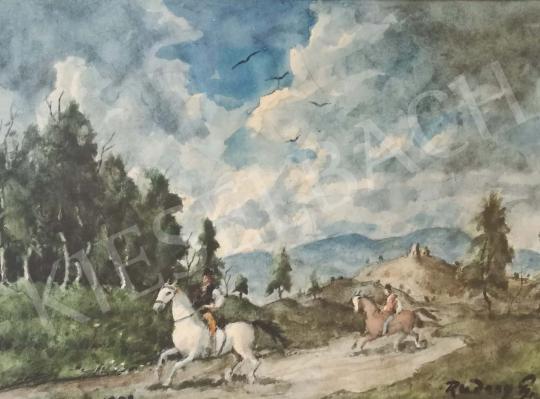 Rudnay, Gyula - Riding painting