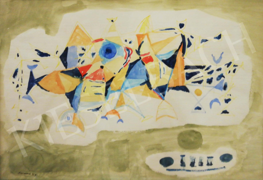 For sale Marosán, Gyula - Abstract Composition, 1958 's painting